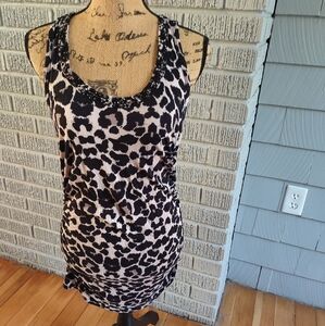 INC Leopard Print Tank Top